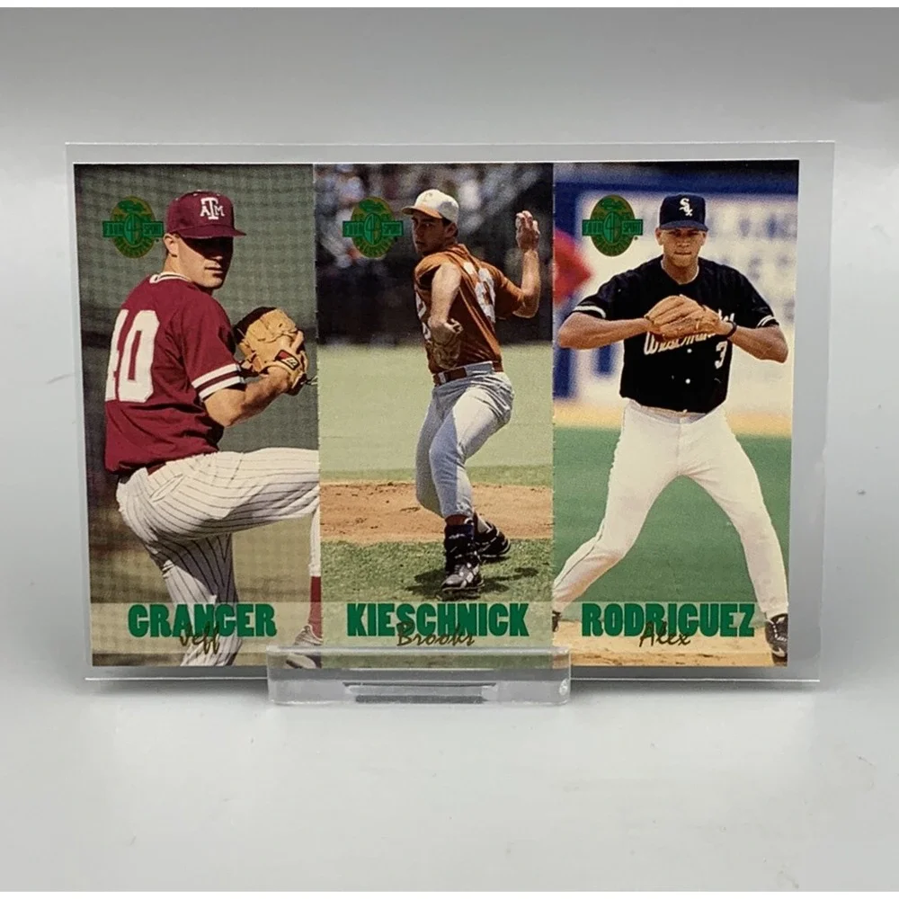 Alex Rodriguez 1993‎ Classic 4 Sport TRI-CARDS ROOKIE #TC13 Seattle Mariners